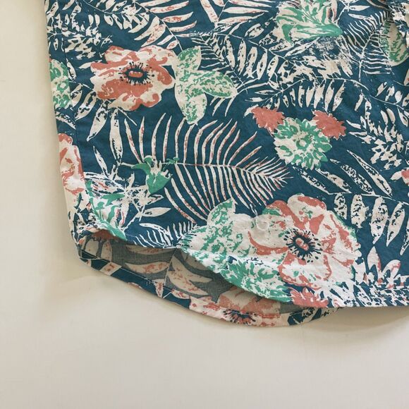 Columbia Shirt Mens Size Large Regular Fit‎ Hawaiian Tropical Pastel Preppy - Picture 3 of 8